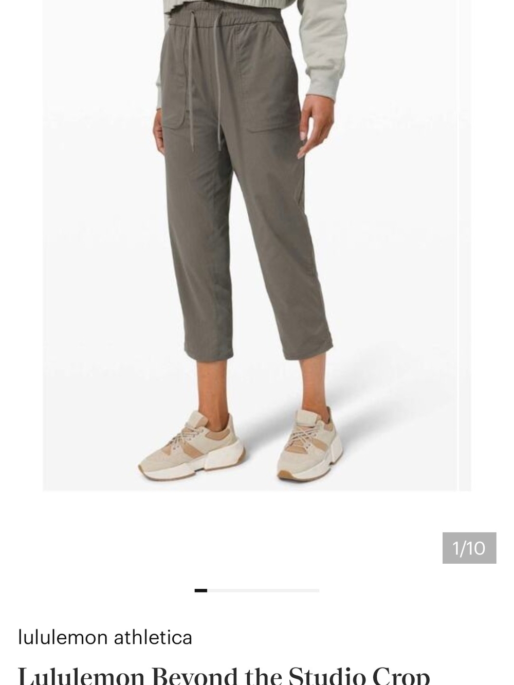lululemon athletica Beyond The Studio Crop